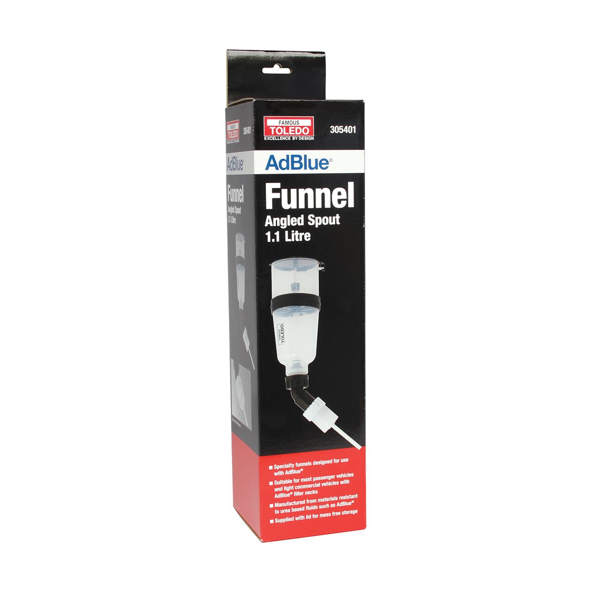 Toledo AdBlue Funnel with angled neck, , scaau_hi-res