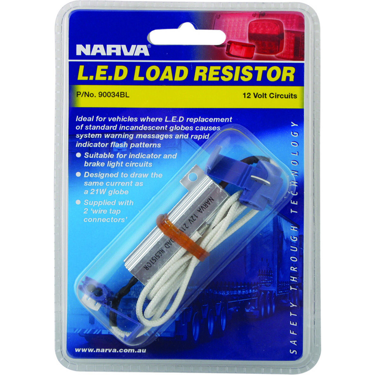 Narva Load Resistor - LED, 12V, 21W, , scaau_hi-res