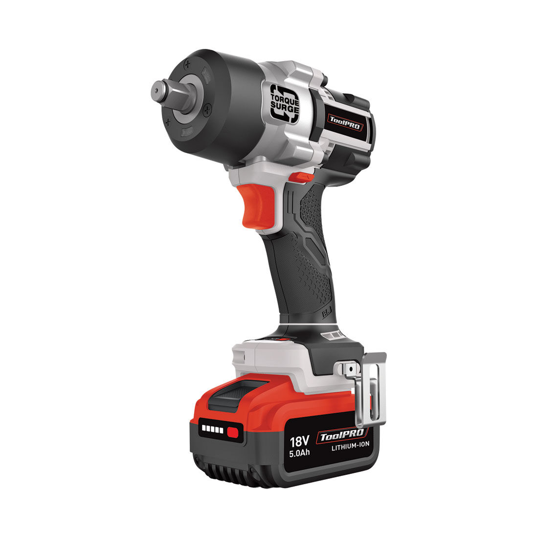 ToolPRO 18V Brushless 1/2" 700Nm Impact Wrench Kit 5.0Ah, , scaau_hi-res