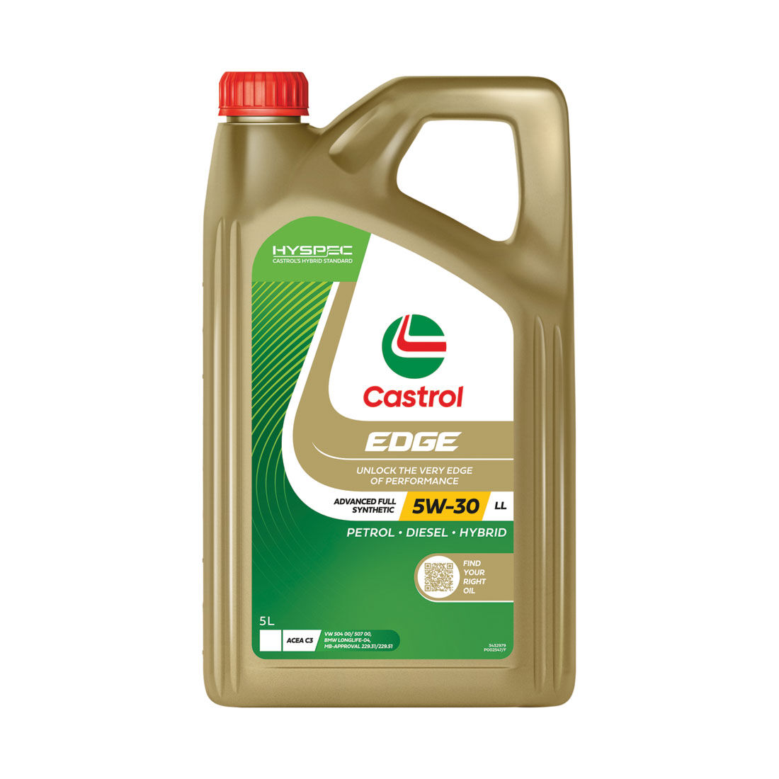 Castrol EDGE Engine Oil - 5W-30, LL 5 Litres, , scaau_hi-res