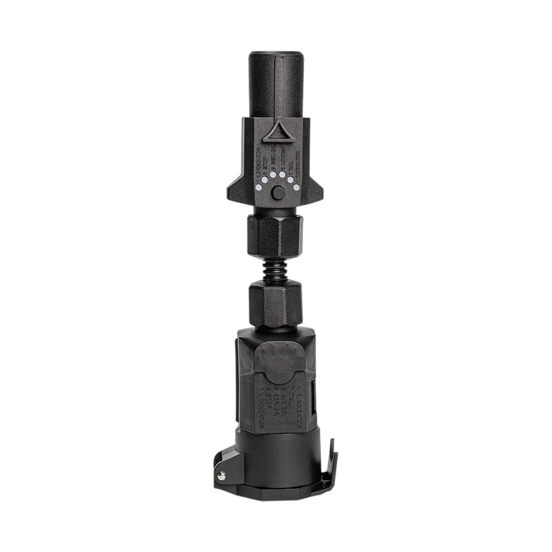 SCA Trailer Adaptor 7 Pin Small Round Socket To 7 Pin Large Round Plug LED, , scaau_hi-res