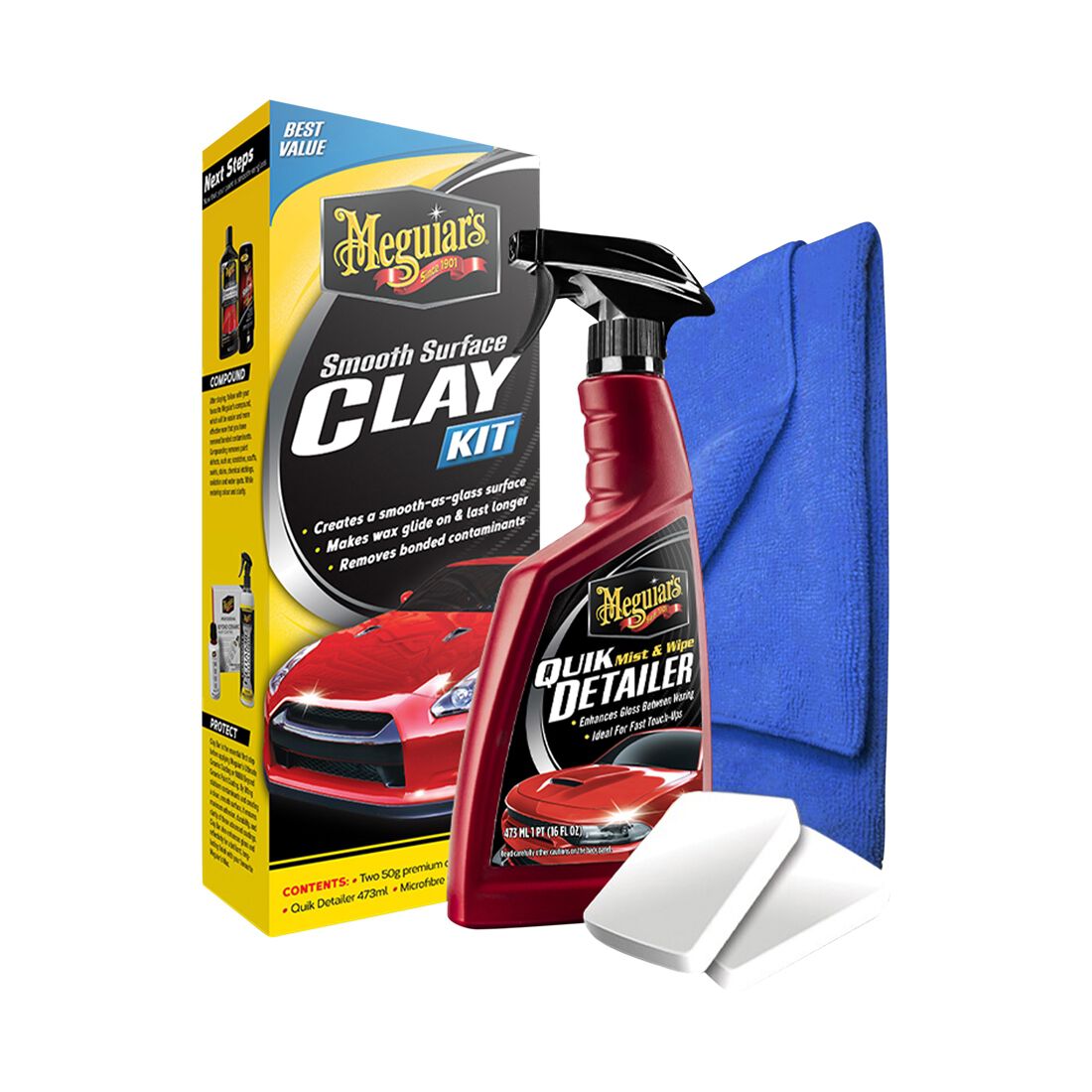 Meguiar's Smooth Surface Clay Bar Kit, , scaau_hi-res