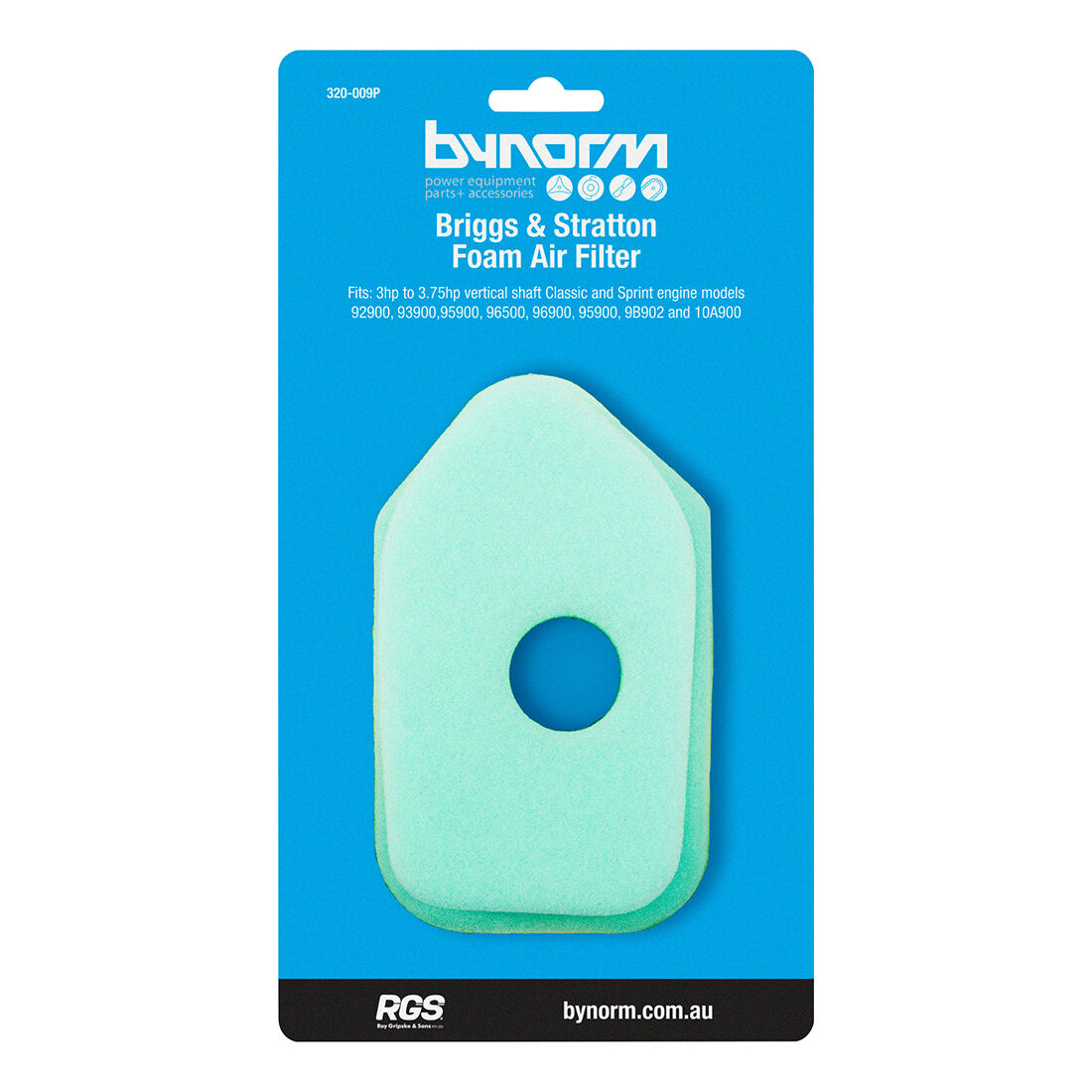 Bynorm Lawnmower Air Filter Suits Briggs and Stratton Classic/Sprint, , scaau_hi-res