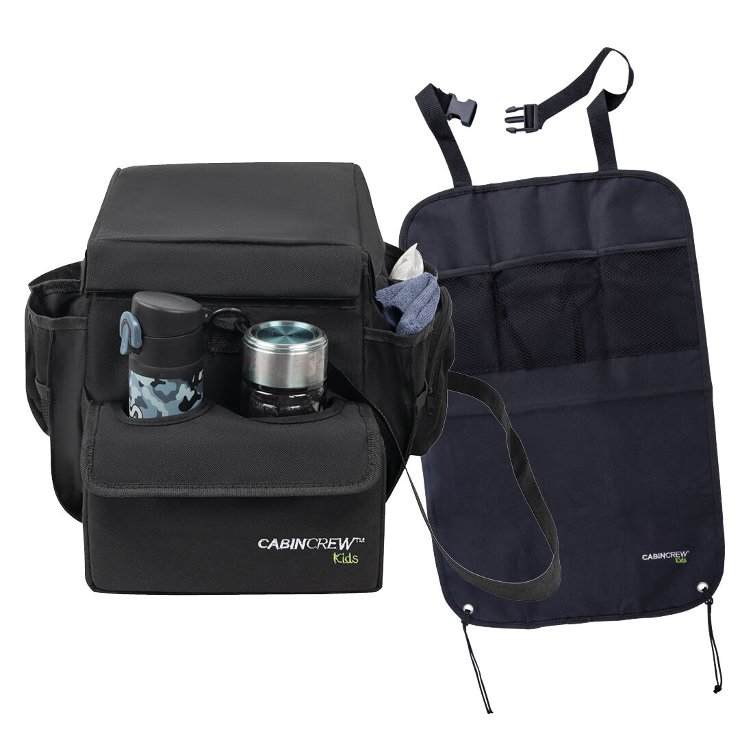 Cabin Crew Kids Backseat Organiser / Scuff Protector Kit, , scaau_hi-res