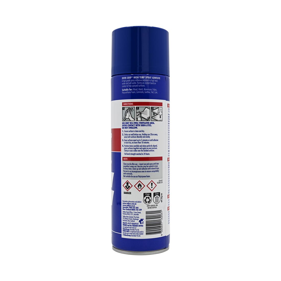 Selleys Kwik Grip High Strength Spray 350g, , scaau_hi-res