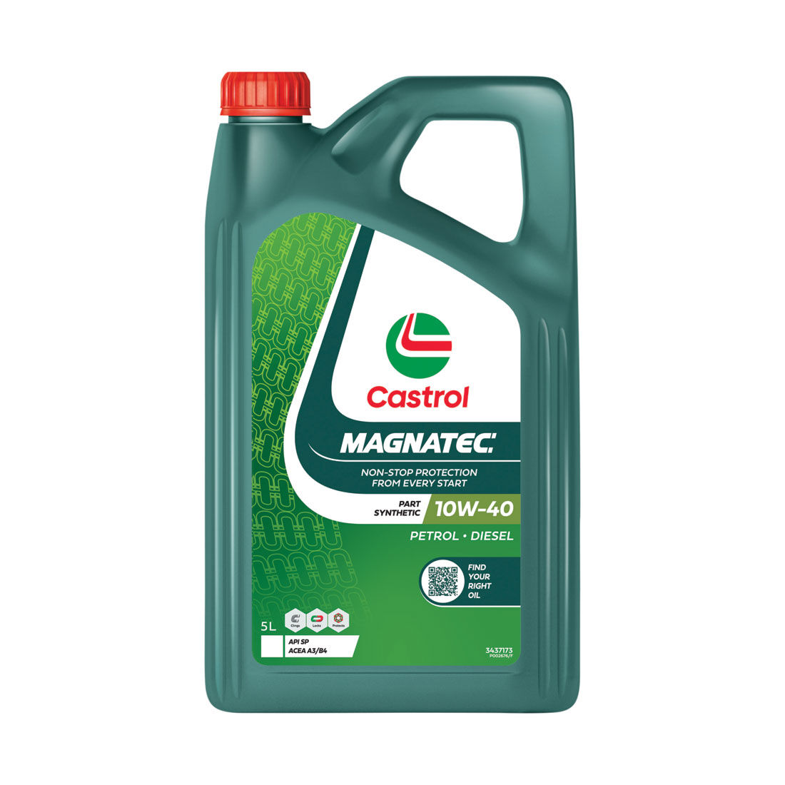 Castrol MAGNATEC Engine Oil, 10W-40, 5 Litres, , scaau_hi-res