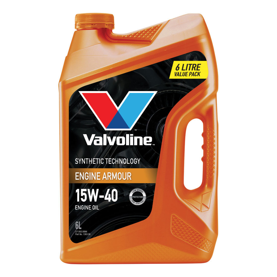 Valvoline Engine Armour Engine Oil 15W-40 6 Litre, , scaau_hi-res