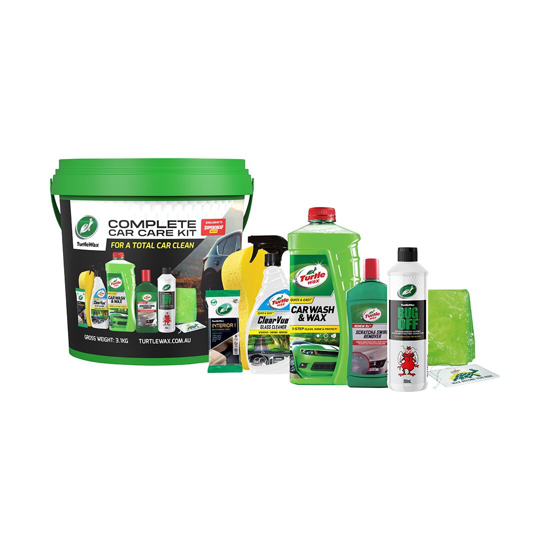 Turtle Wax 9 Piece Complete Car Care Kit, , scaau_hi-res
