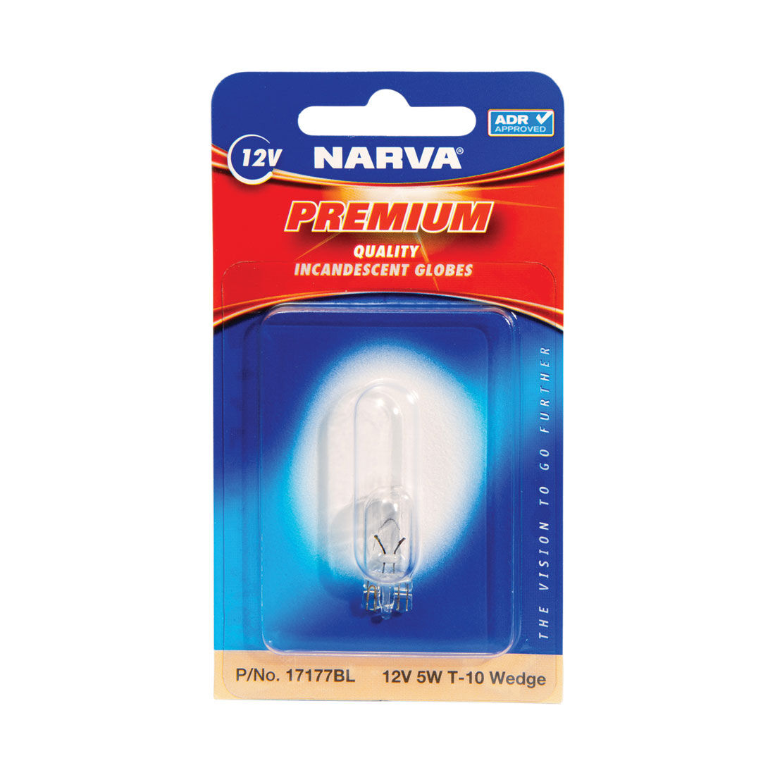 Narva Automotive Globes - Wedge 12V, 5W, T-10, , scaau_hi-res