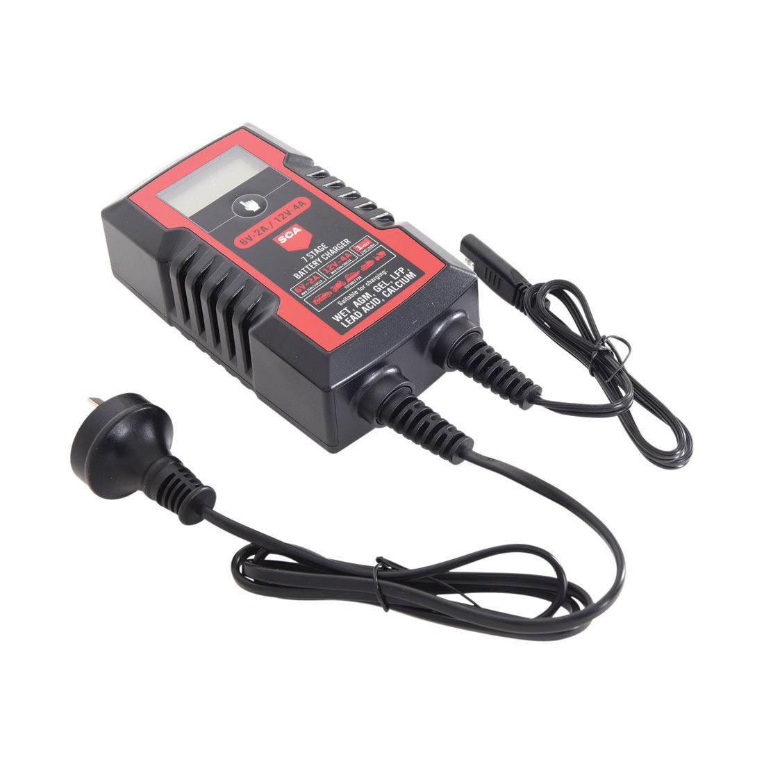 SCA 7 Stage Battery Charger 6/12V 2/4 Amp, , scaau_hi-res