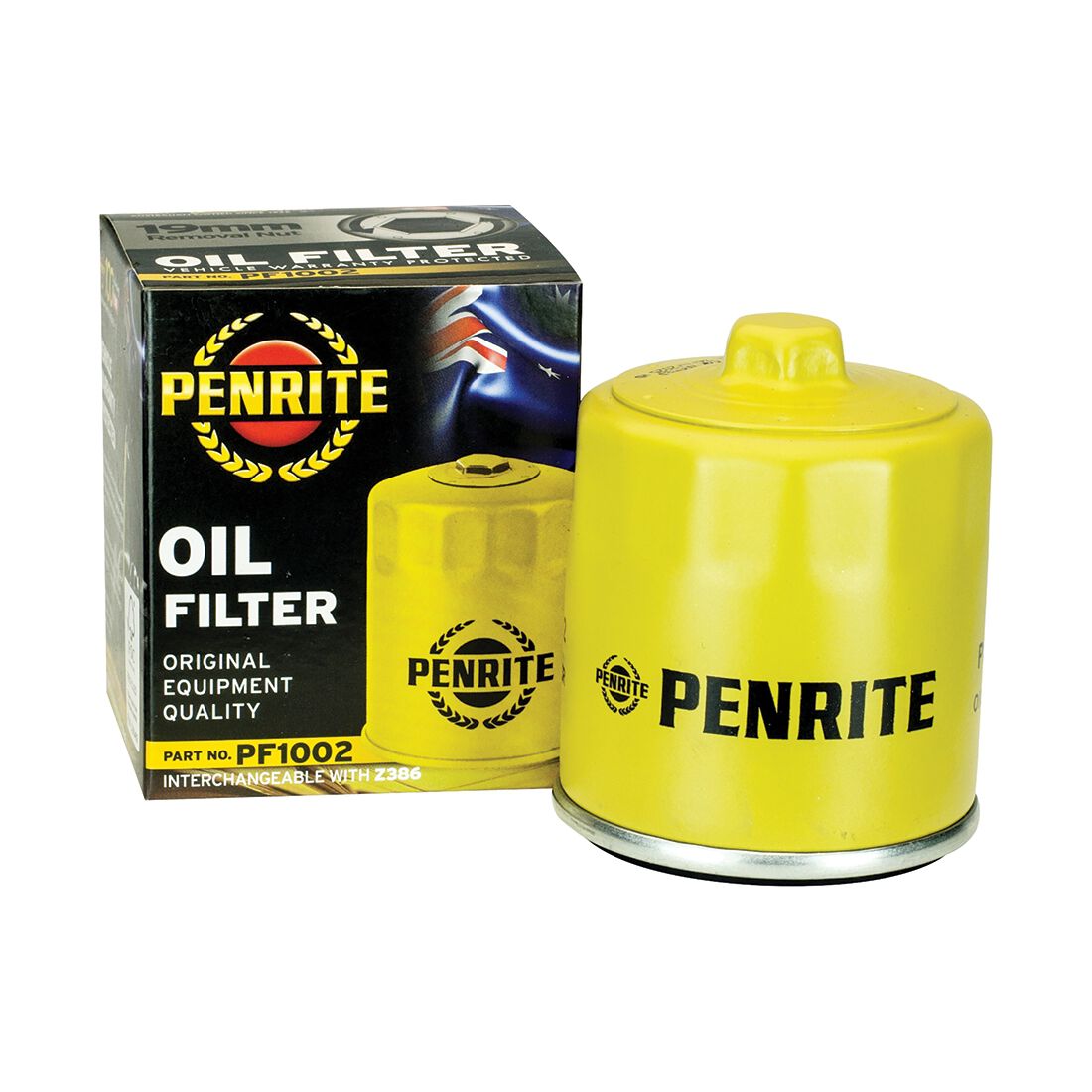 Penrite Oil Filter PF1002 (Interchangeable with Z386), , scaau_hi-res