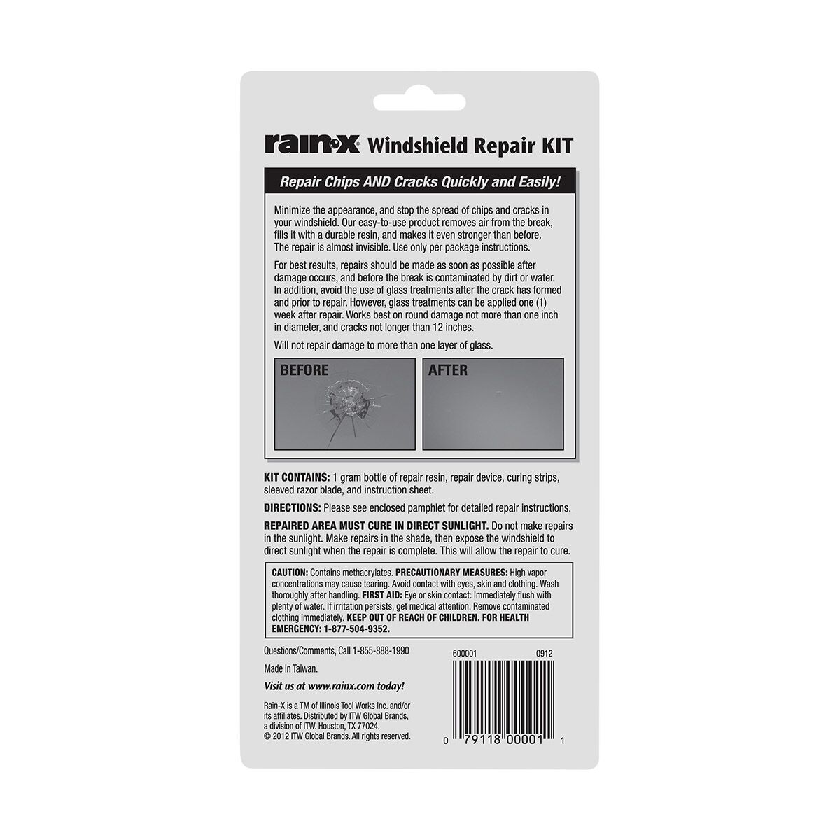 Rain-X Windshield Repair Kit, , scaau_hi-res