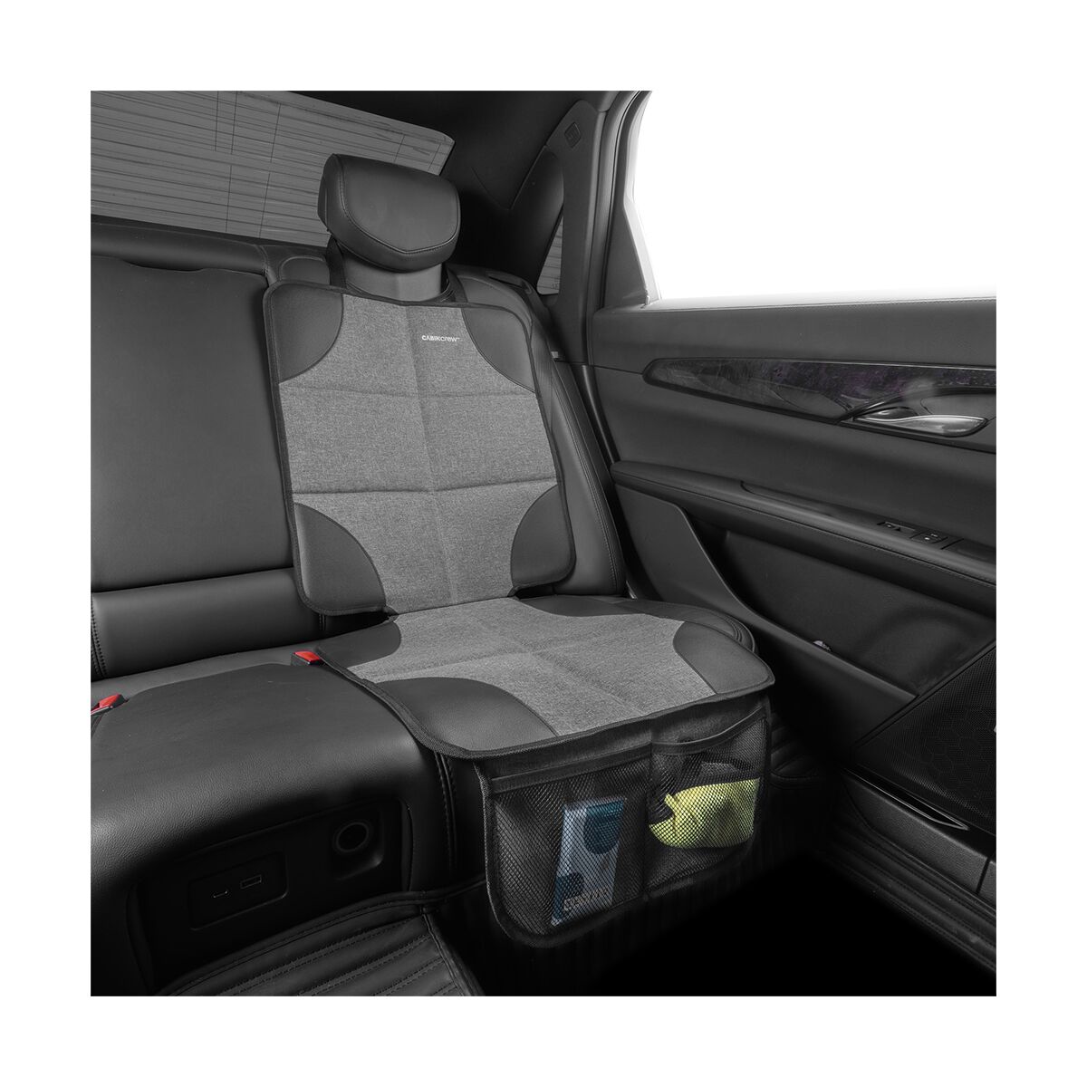 Cabin Crew Kids Repreve Padded Under Seat Protector Black/Grey, , scaau_hi-res