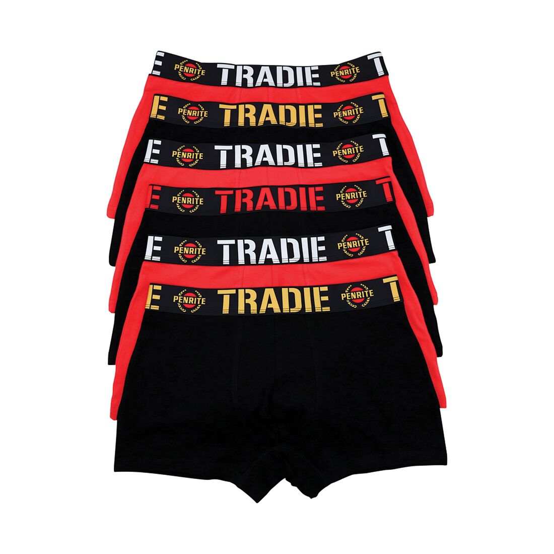 Tradie Trunks Penrite 6 Pack Black, , scaau_hi-res
