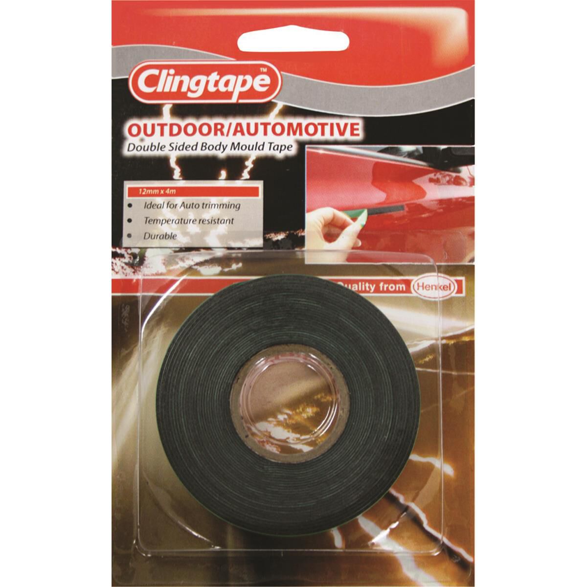 Clingtape Body Moulding Tape - 12mm x 4m, , scaau_hi-res