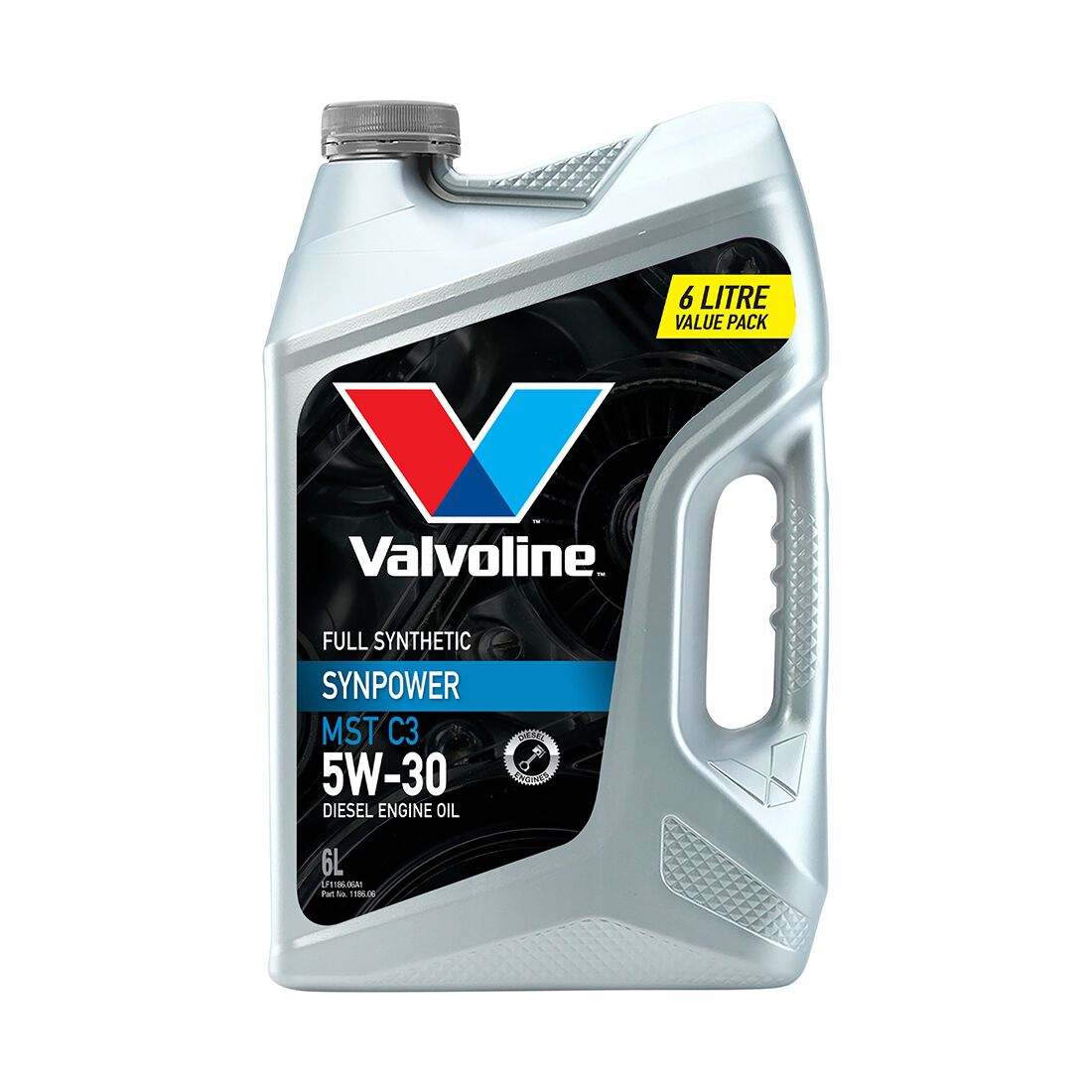 Valvoline Synpower MST C3 Full Synthetic Engine Oil - 5W-30 6 Litre, , scaau_hi-res
