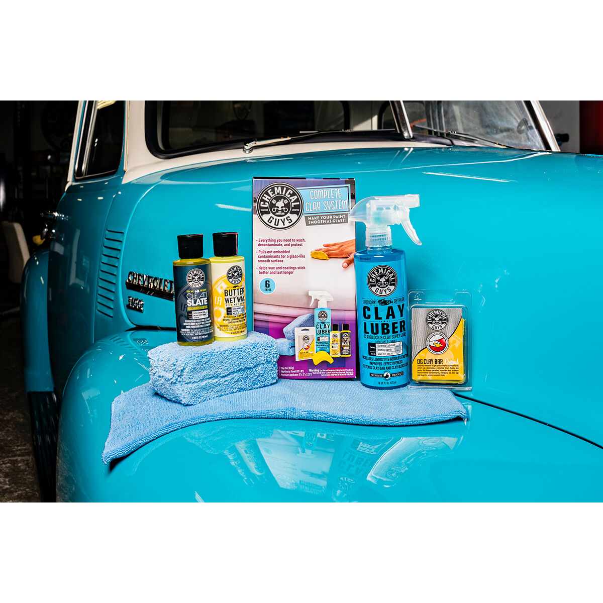 Chemical Guys Complete Clay System Kit 6 Piece, , scaau_hi-res