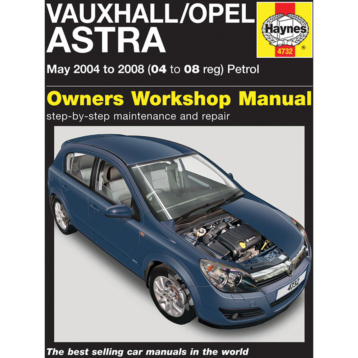 Haynes Car Manual For Holden Astra 2004-2008 - 4732, , scaau_hi-res