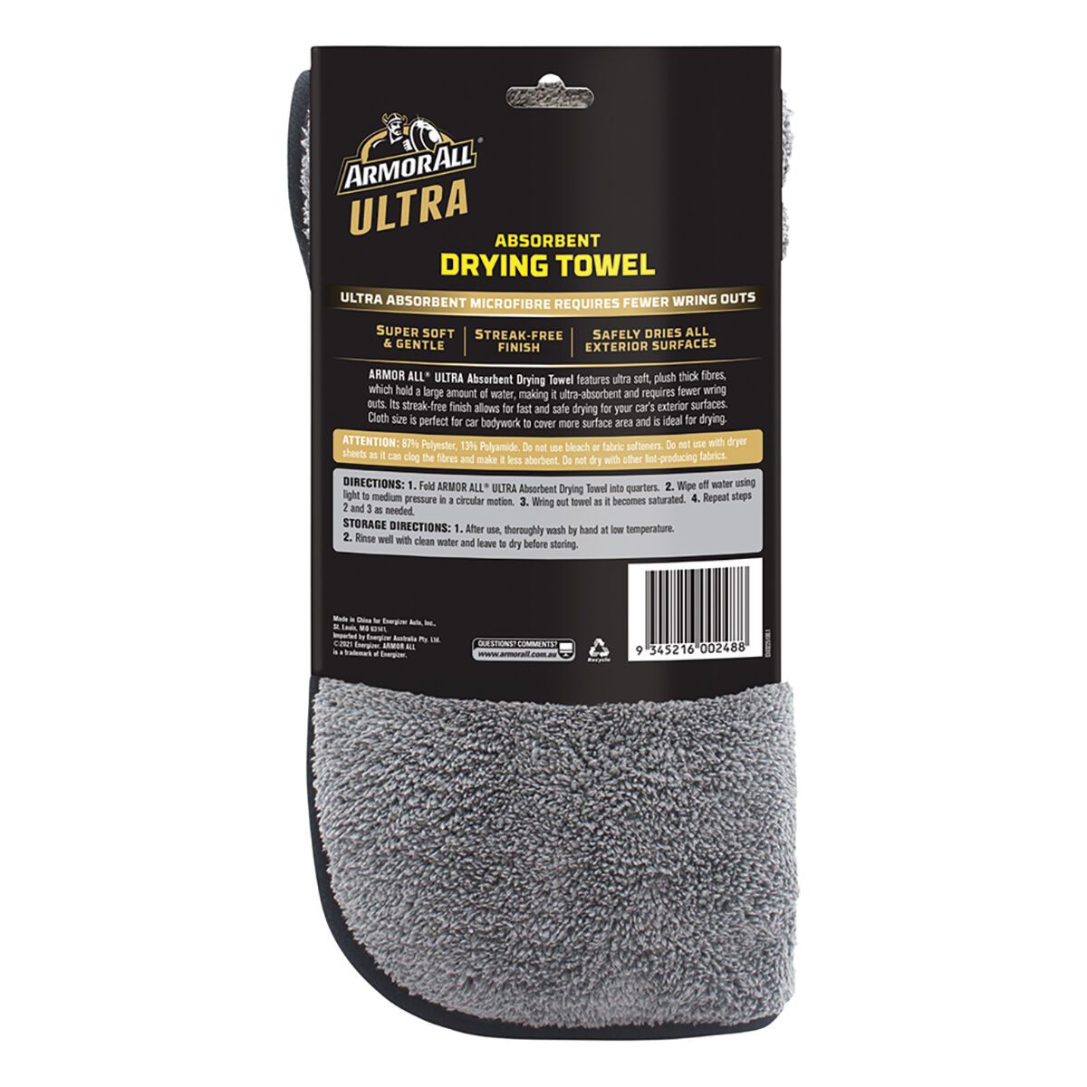 Armor All Ultra Absorbing Drying Towel 800 x 600mm, , scaau_hi-res