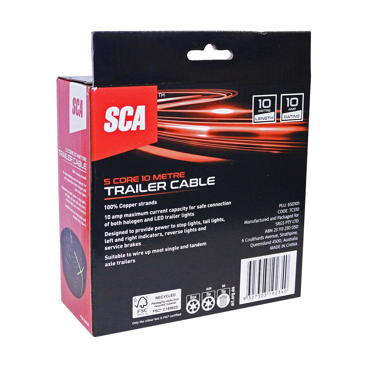 SCA Trailer Wire 5 Core 10m, , scaau_hi-res