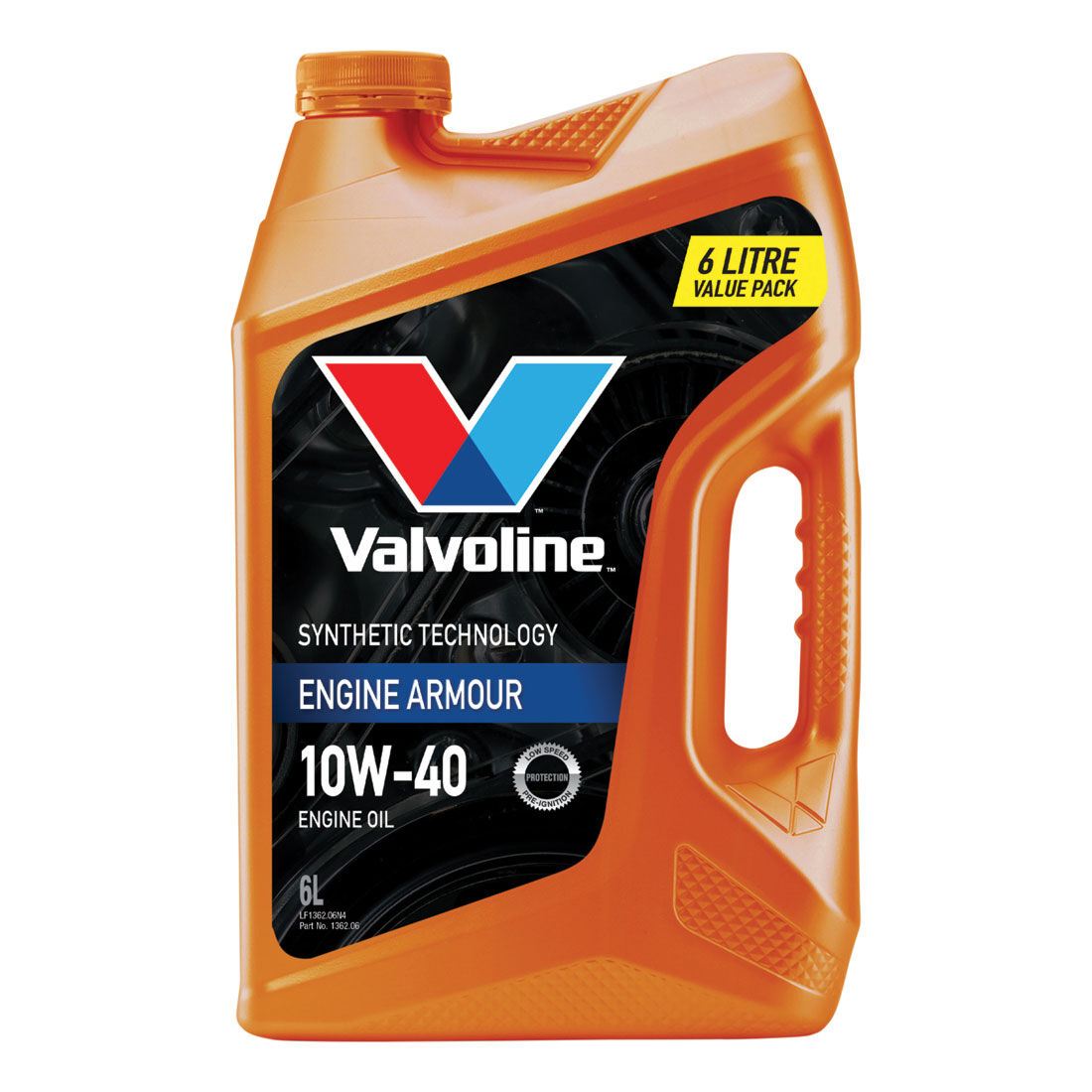 Valvoline Engine Armour Engine Oil 10W-40 6 Litre, , scaau_hi-res