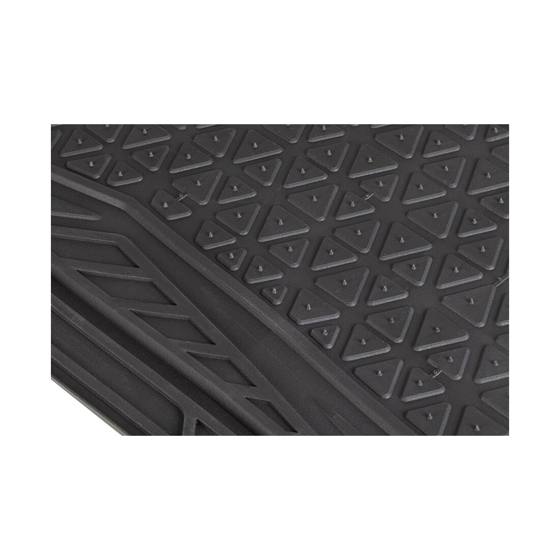 SCA Floor Mats PVC Rubber Pattern Gunmetal Set of 4, , scaau_hi-res