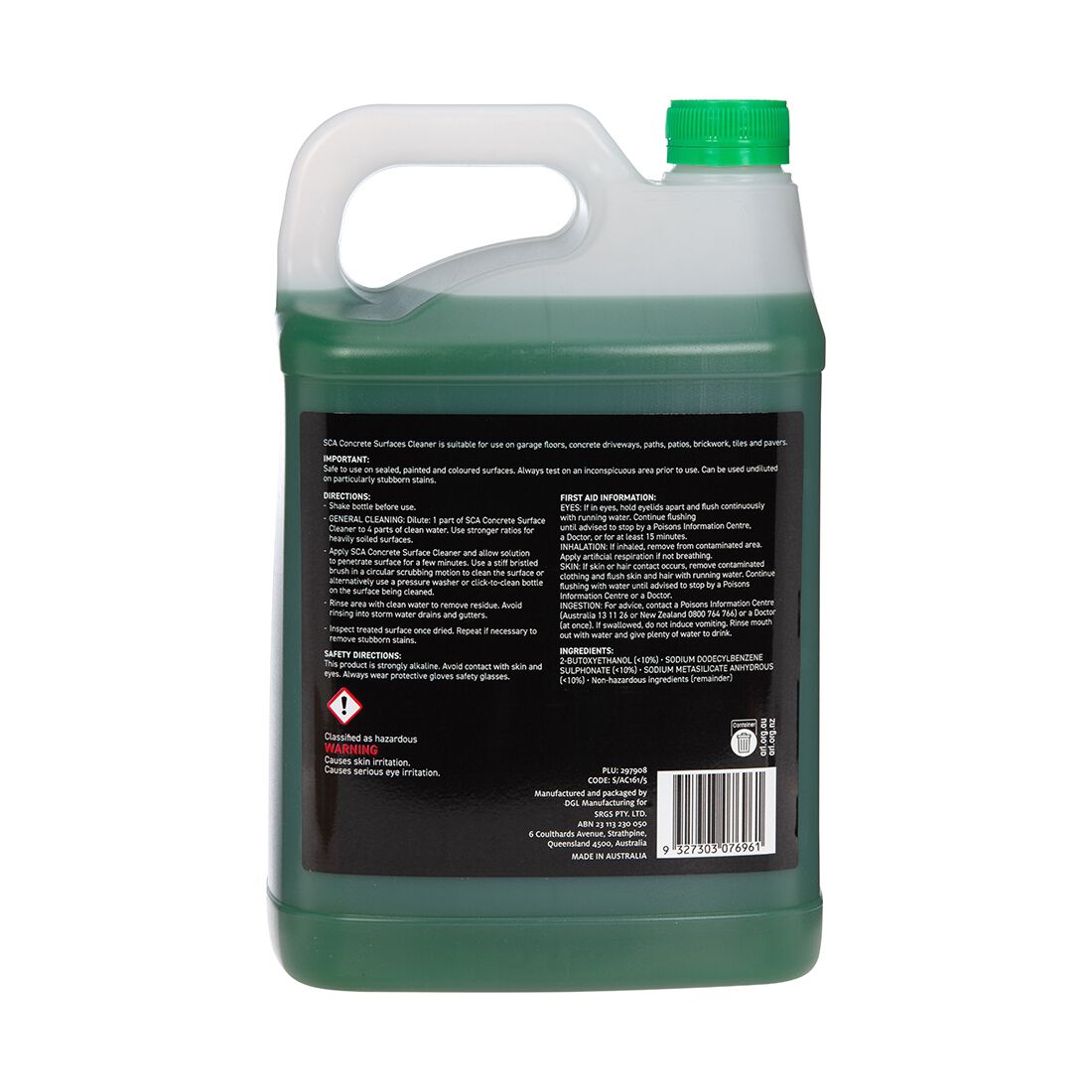 SCA Concrete Cleaner - 5 Litre, , scaau_hi-res