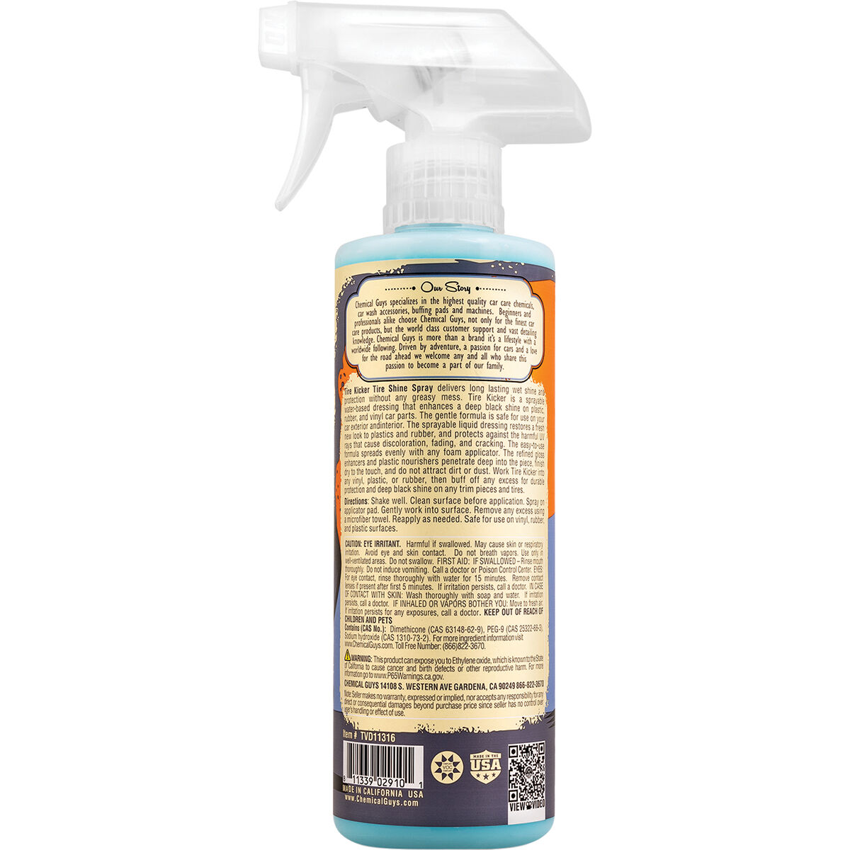 Chemical Guys Tyre Kicker Tyre Shine 473mL, , scaau_hi-res