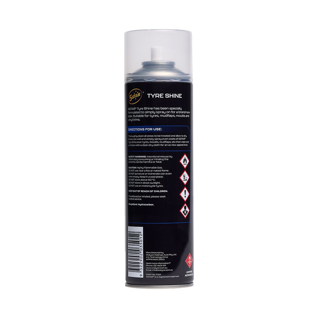 5 Star Tyre Shine 350g, , scaau_hi-res