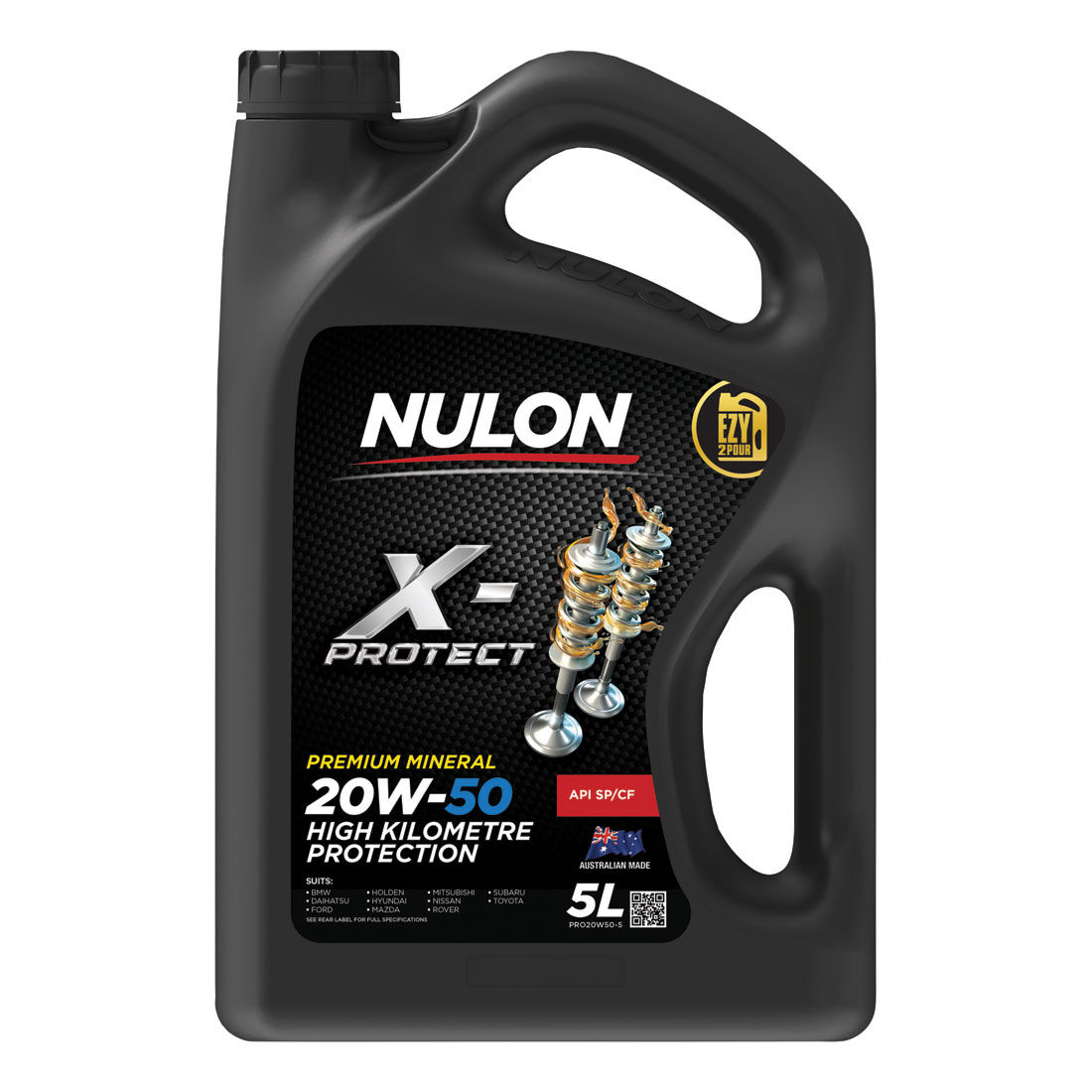 Nulon X-Pro 20W-50 High Kilometre Engine Oil 5 Litre, , scaau_hi-res