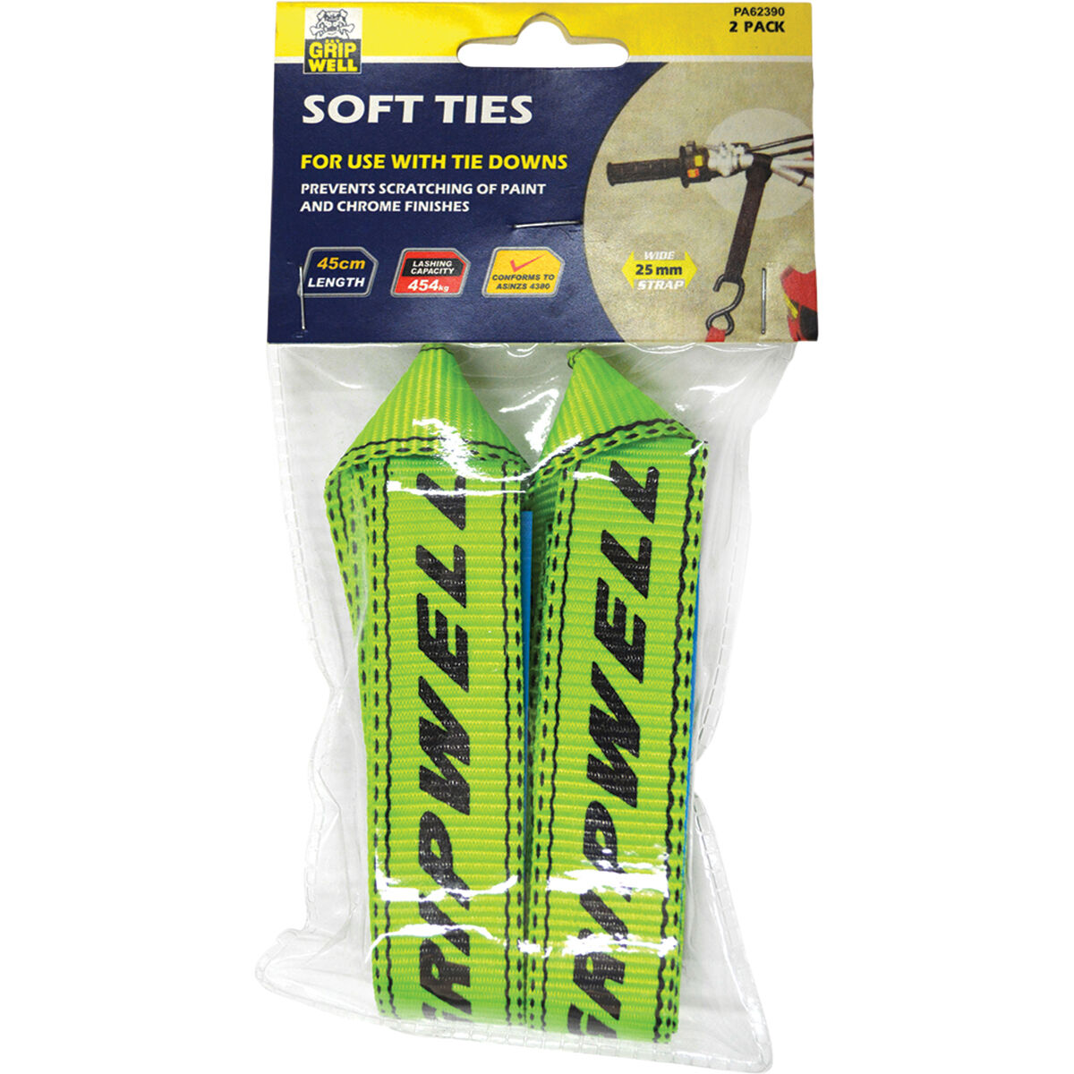 Soft Tie Loop Strap - 45cm, 454kg, 2 Pack, , scaau_hi-res