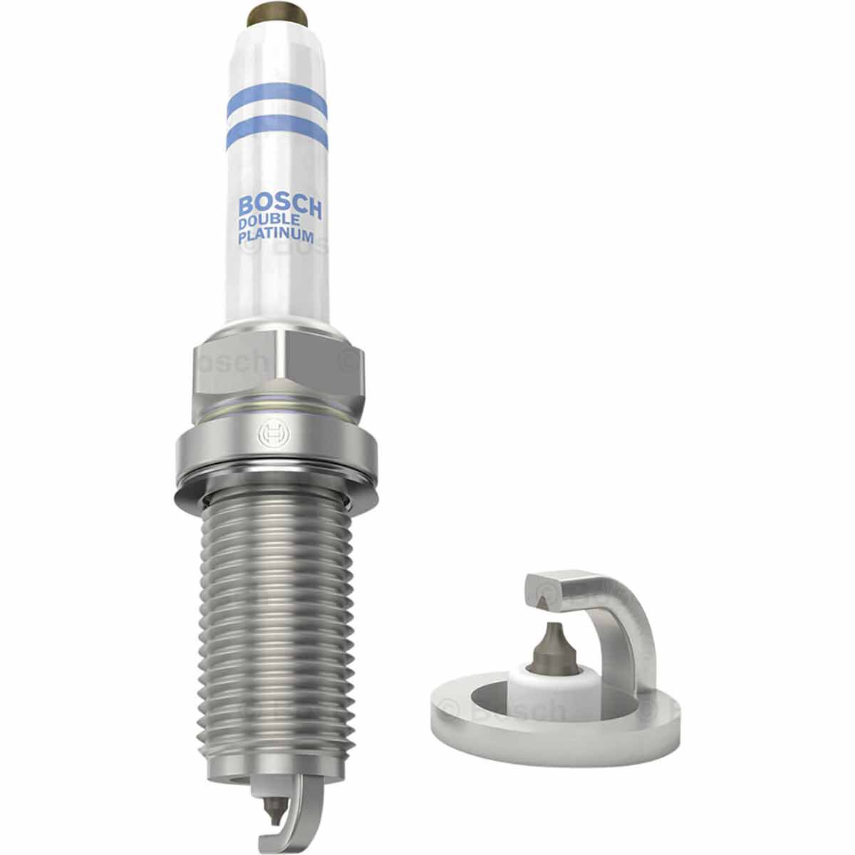 Bosch Double Platinum Spark Plug Single FQ5NPP332S, , scaau_hi-res