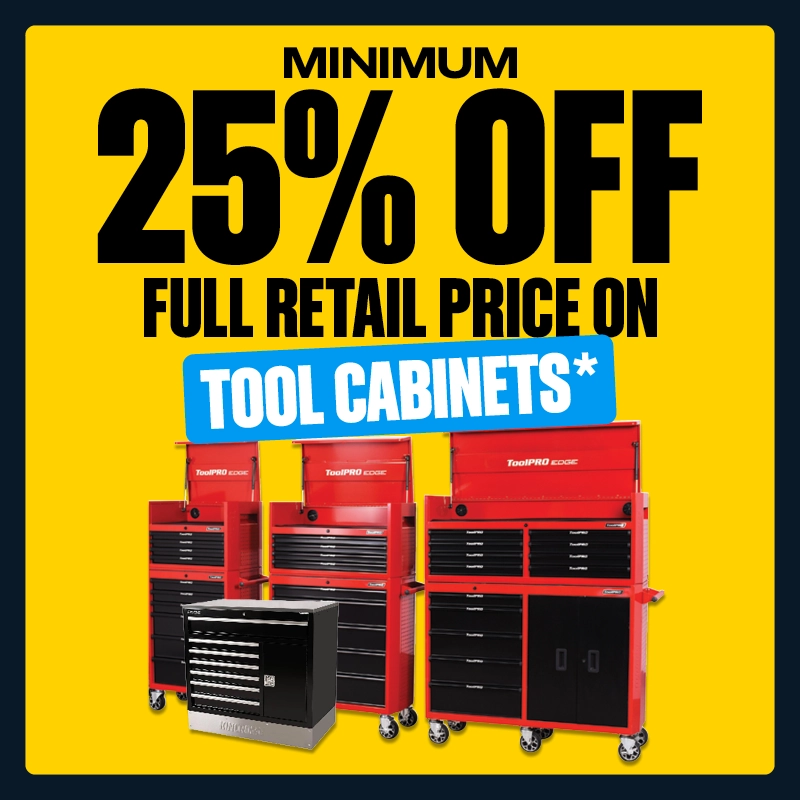 Min 25% OFF Tool Cabinets
