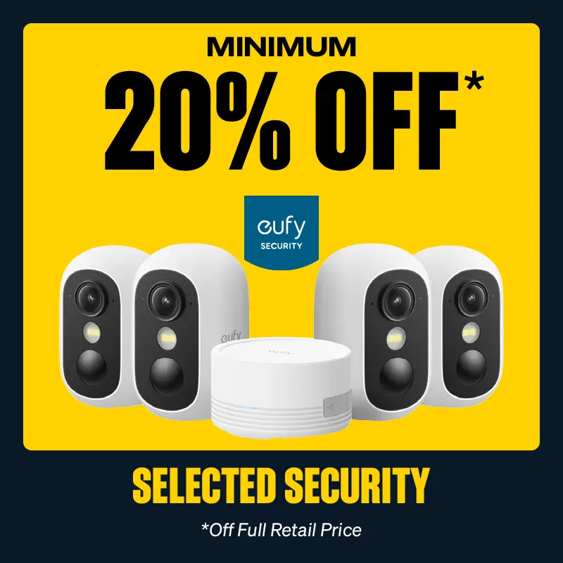 Minimum 20% OFF Selected Eufy Security