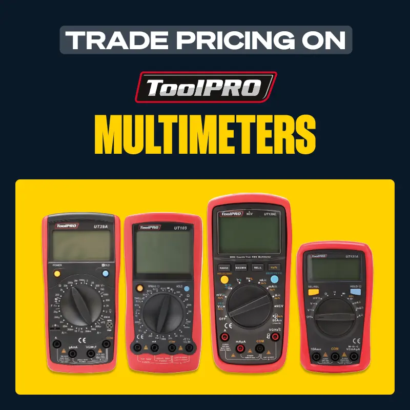 Trade Pricing on ToolPRO Multimeters