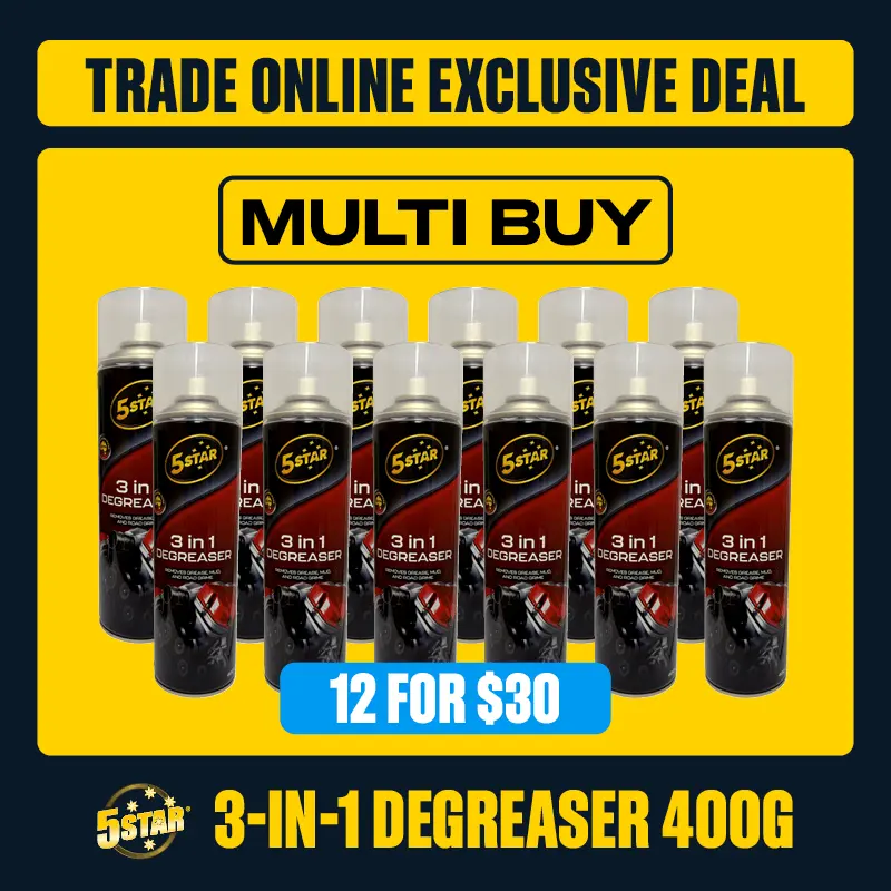 Trade Online Exclusive Deals - 12 for $30 5 Star 3 in 1 Degreaser 400g