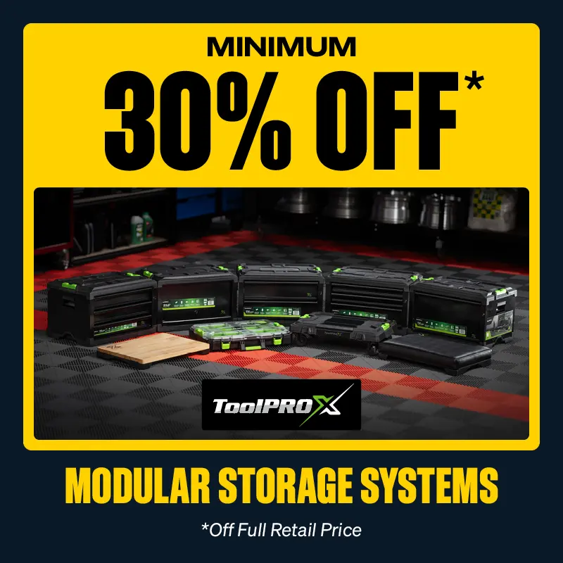 Minimum 30% OFF ToolPRO-X Modular Storage Systems