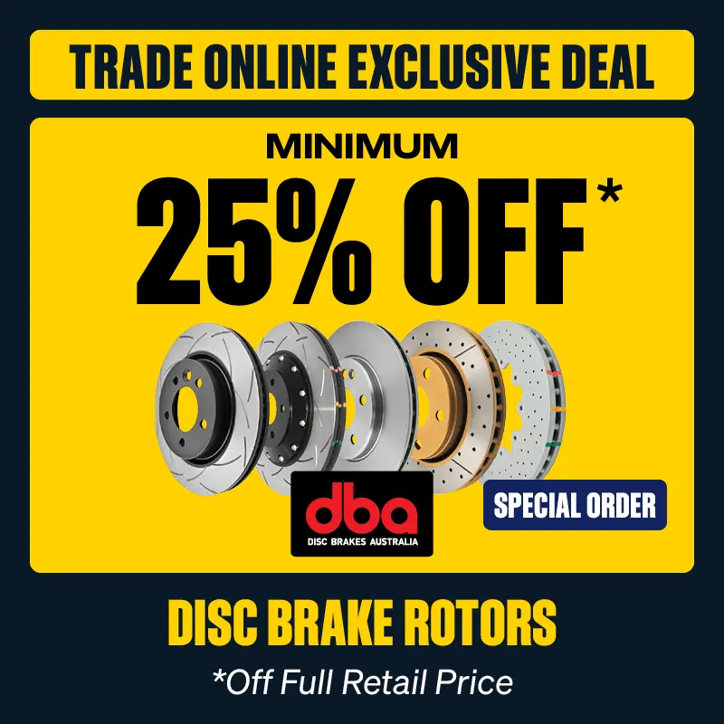Trade Online Exclusive Deal - Minimum 25% OFF DBA Disc Brake Rotors