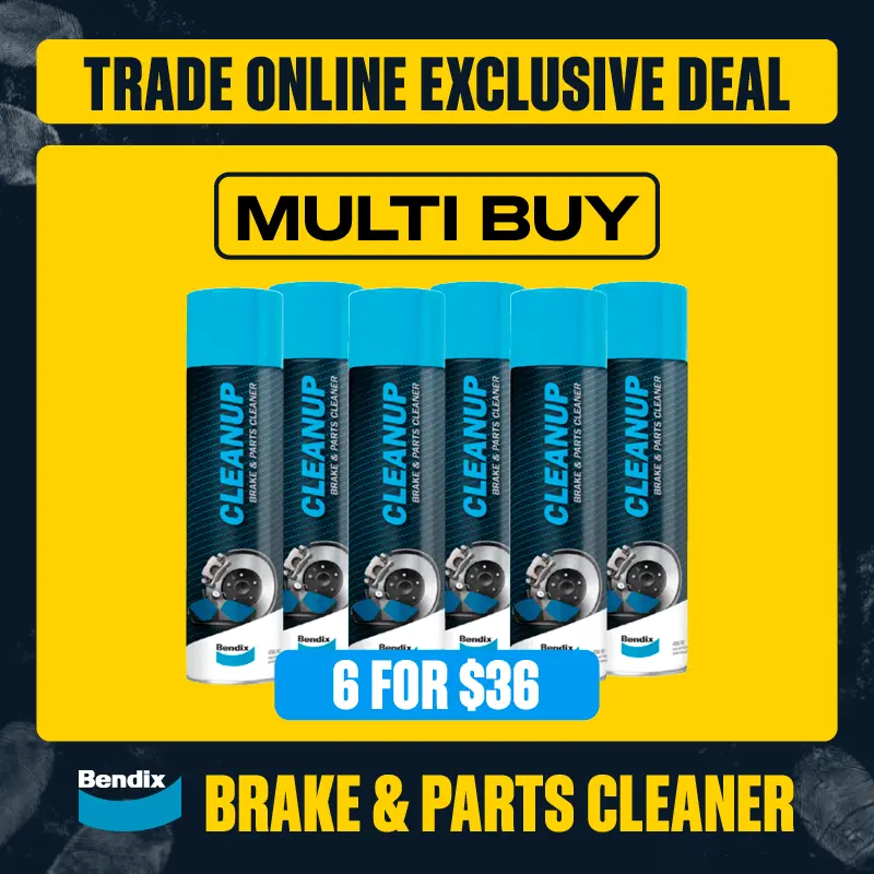 Trade Online Exclusive Deals - Minimum x % OFF Bendix Brake & Parts Cleaner