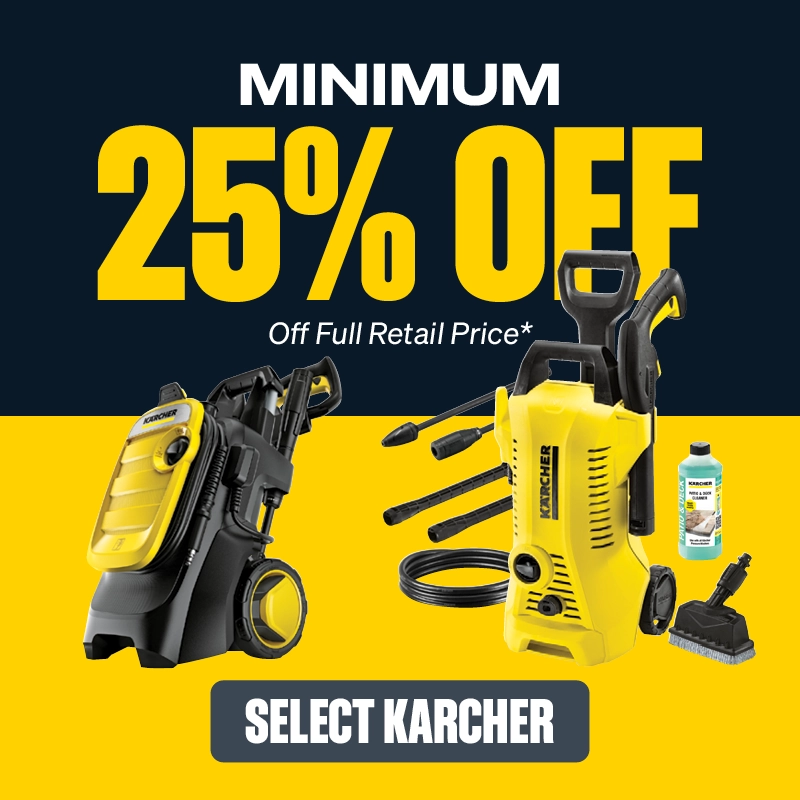 Min 25% OFF Select Karcher