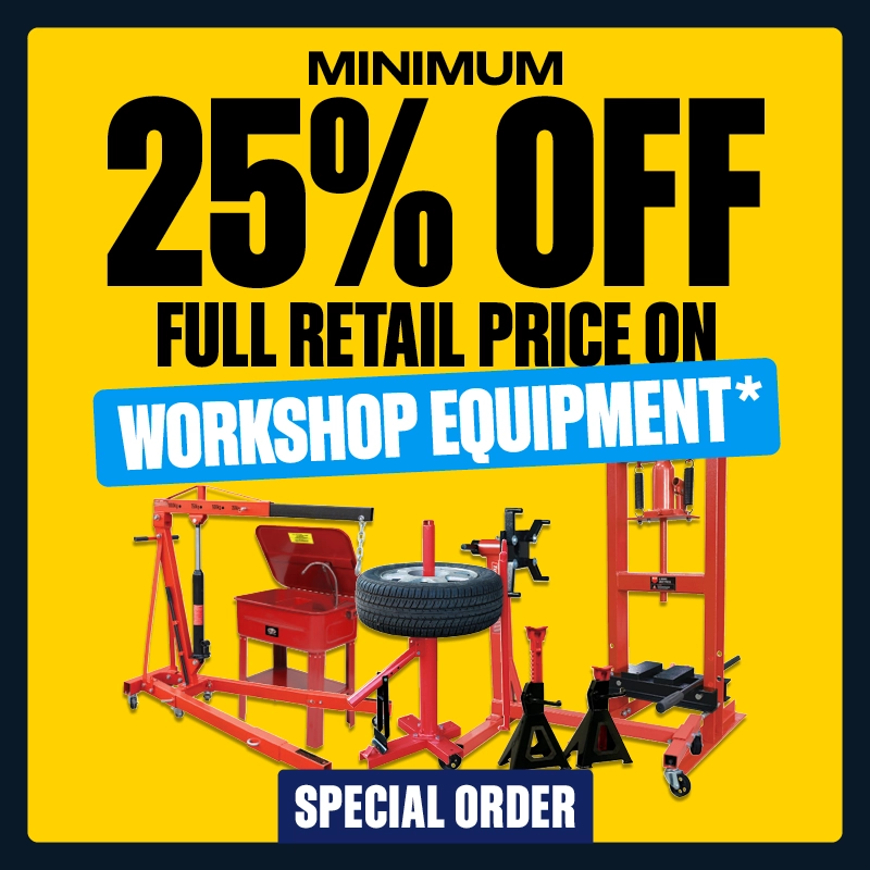 Min 25% OFF Workshop Equipment