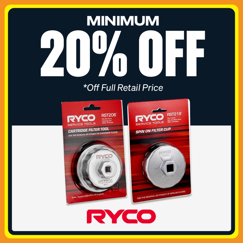 Min 20% OFF Ryco Filter Cups