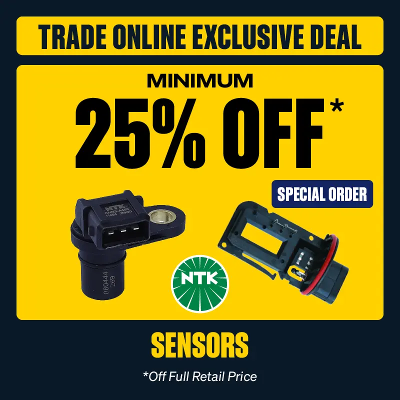Trade Online Exclusive Deals - Minimum 25% OFF NTK Sensors