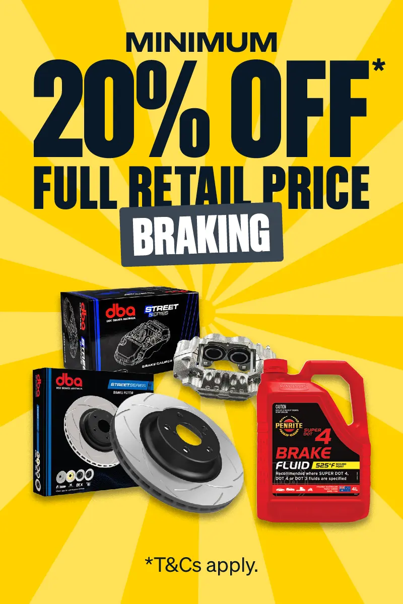 Minimum 20% OFF Full Retail Price on Braking with code SUPER