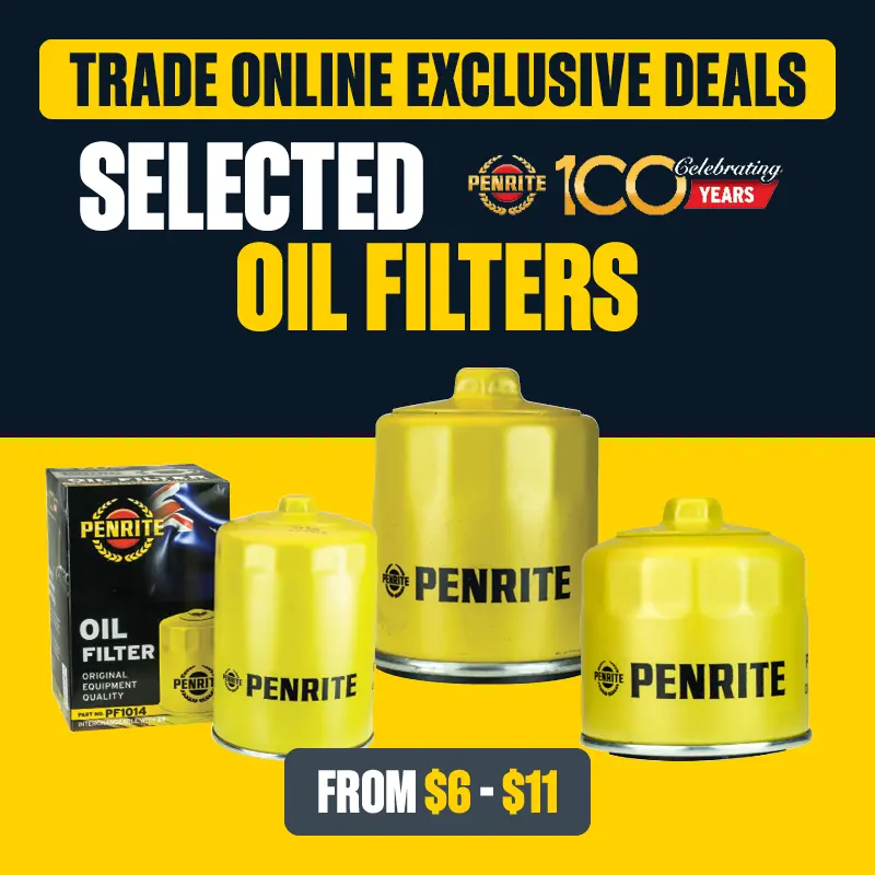 Trade Online Exclusive Deals - Selected Penrite Oil Filters $XX.XX(lowest) - $XX.XX(highest)
