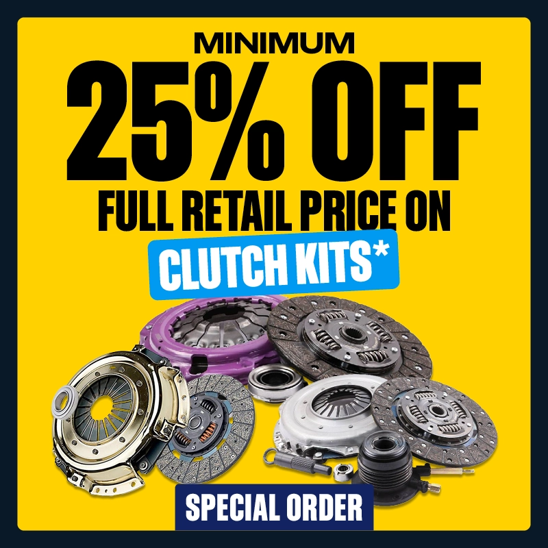 Min 25% OFF Clutch Kits
