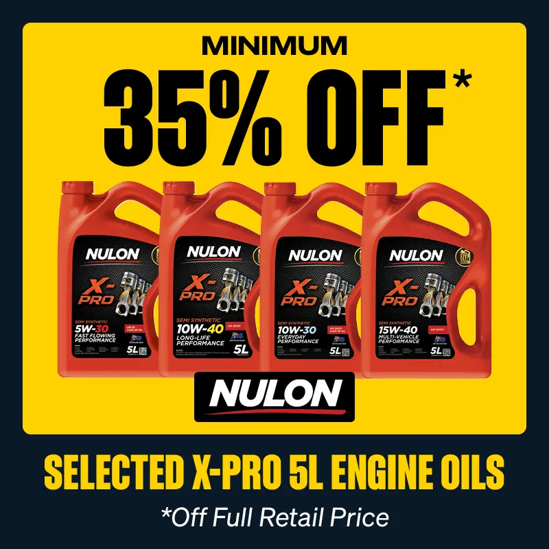 Minimum 35% OFF Selected Nulon X-PRO 5L Engine Oils