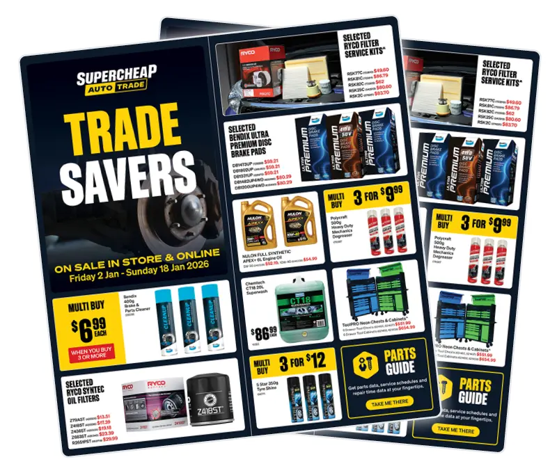 Supercheap Auto Trade Catalogue Out Now