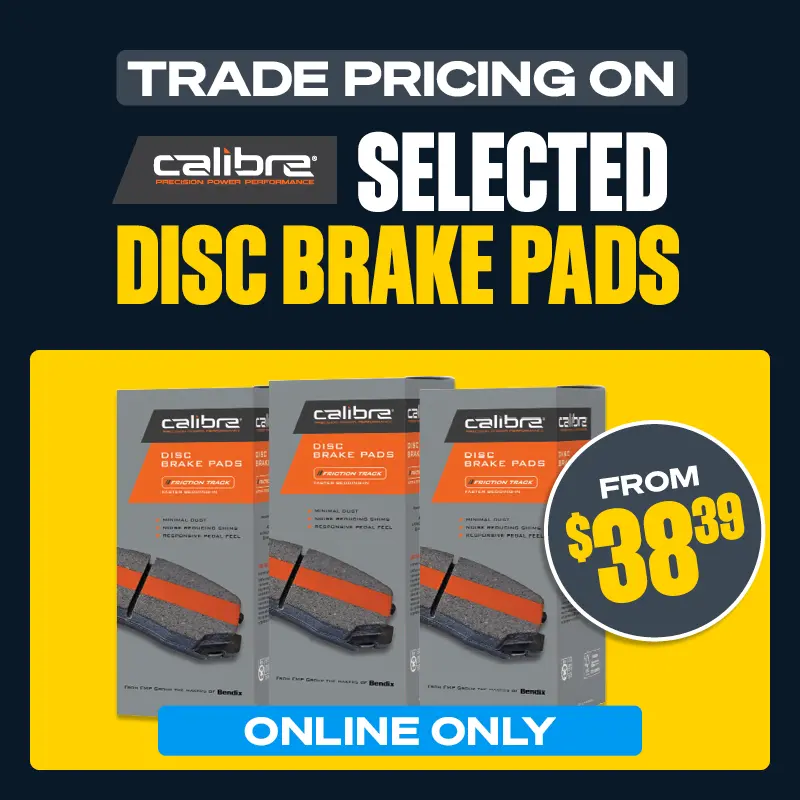 Trade Pricing on Selected Calibre Disc Brake Pads