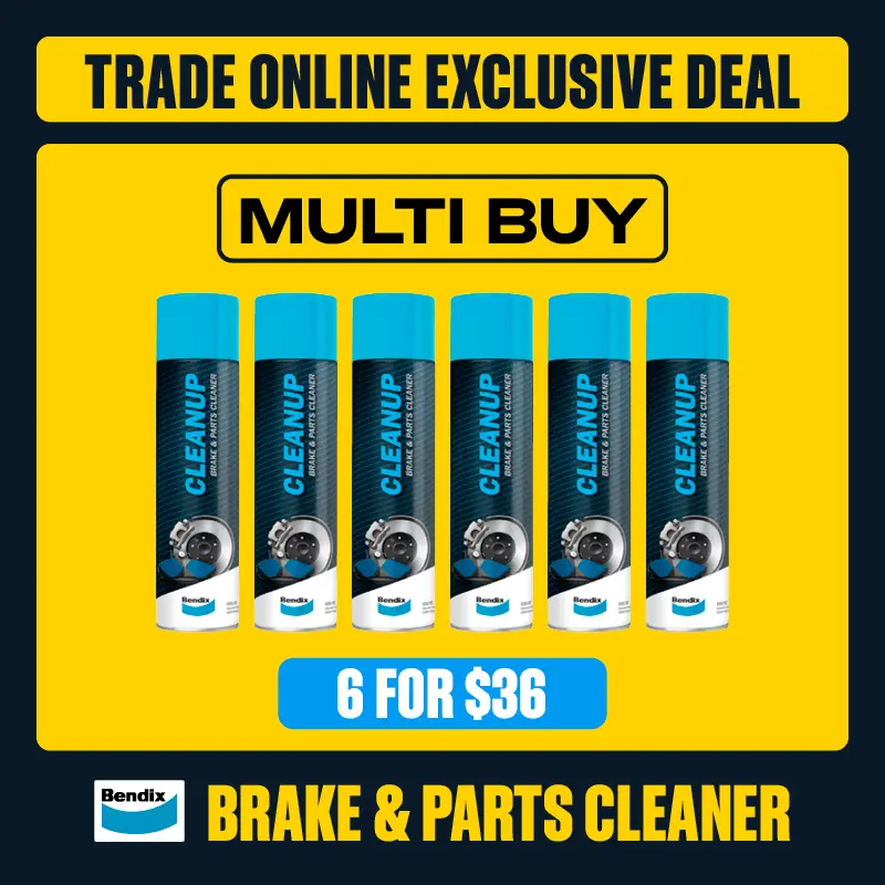Trade Online Exclusive Deal - 6 for $36 Bendix Brake & Parts Cleaner
